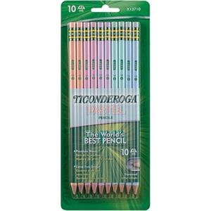 PENCIL PASTEL 10 COUNT TICONDEROGA