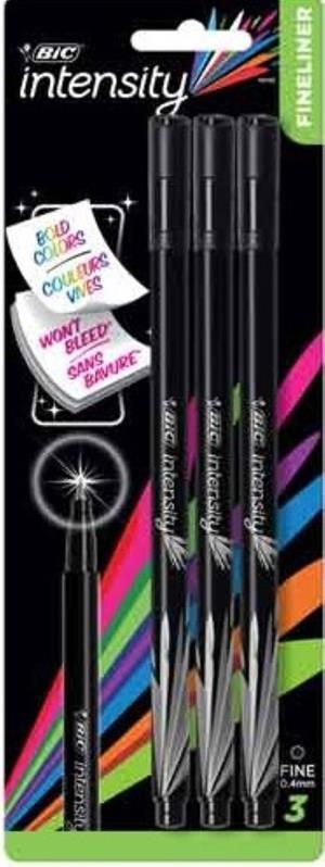 PEN BIC INTENSITY 3PK 52292