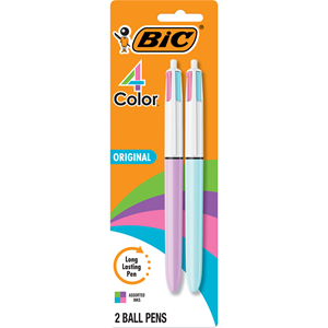 PEN 4 COLOR PASTEL 2PK 18373